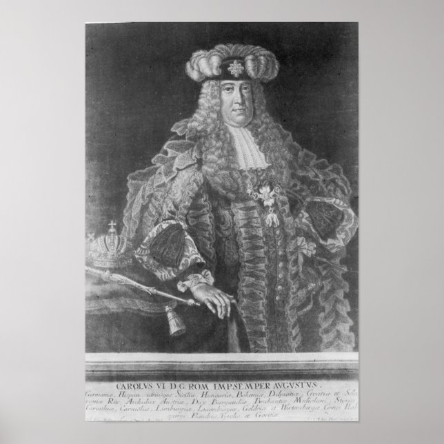 Charles VI , Holy Roman Emperor Poster (Front)