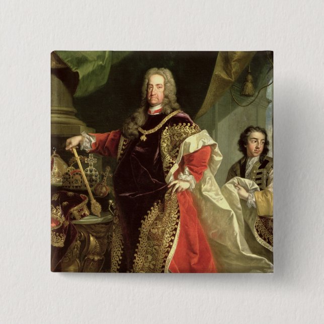 Charles VI , Holy Roman Emperor wearing the Button (Front)