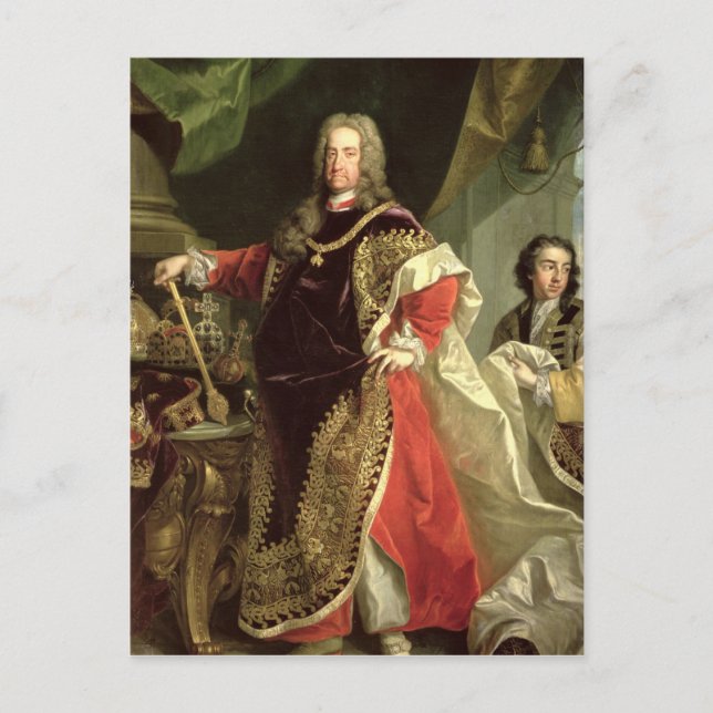 Charles VI , Holy Roman Emperor wearing the Postcard (Front)