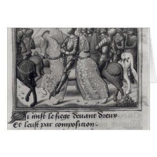 Charles VII and Joan of Arc at the Siege of Cards
