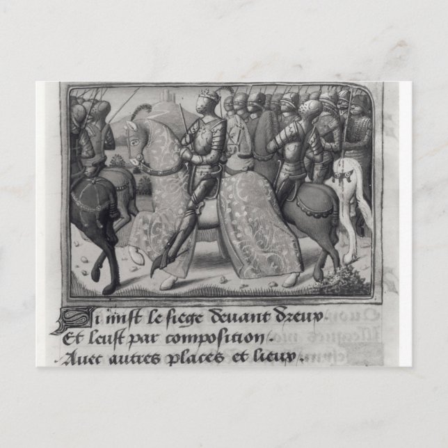 Charles VII  and Joan of Arc at the Siege of Postcard (Front)