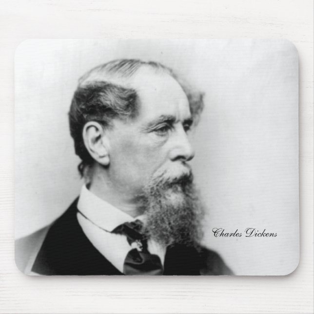 CharlesDickens Author Mouse Pad (Front)