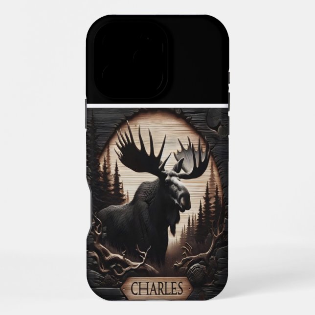 Charles's Moosewood Iphone Case (Back)