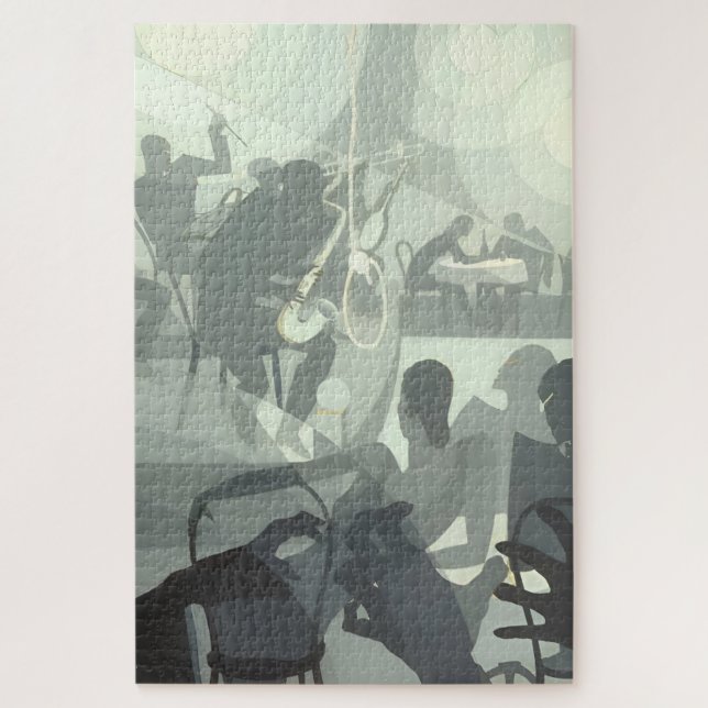Charleston – 1928 Aaron Douglas Art Jigsaw Puzzle (Vertical)