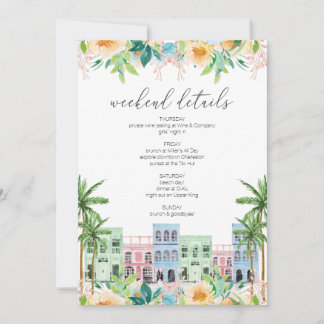 Charleston Bachelorette Itinerary