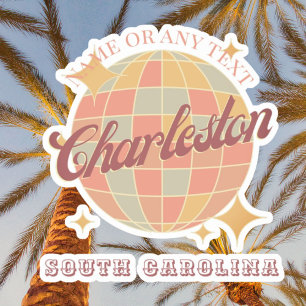 Charleston City South Carolina Sticker