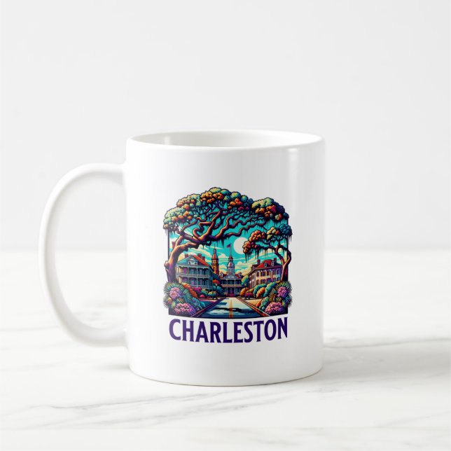 Charleston City South Carolina USA Coffee Mug (Left)