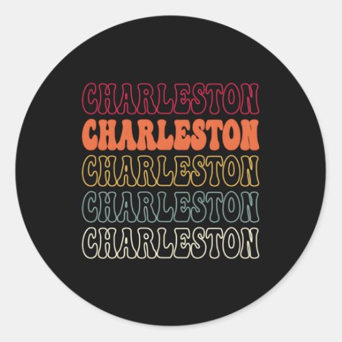 Charleston Classic Round Sticker