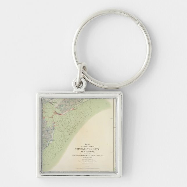 Charleston defenses, Belmont battlefield Keychain (Front)