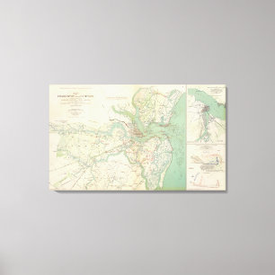 Charleston, defenses canvas print