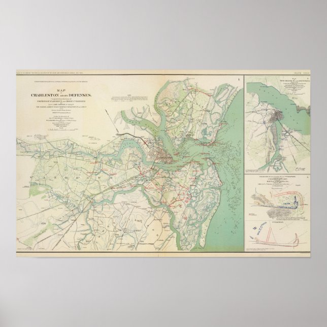 Charleston, defenses poster (Front)