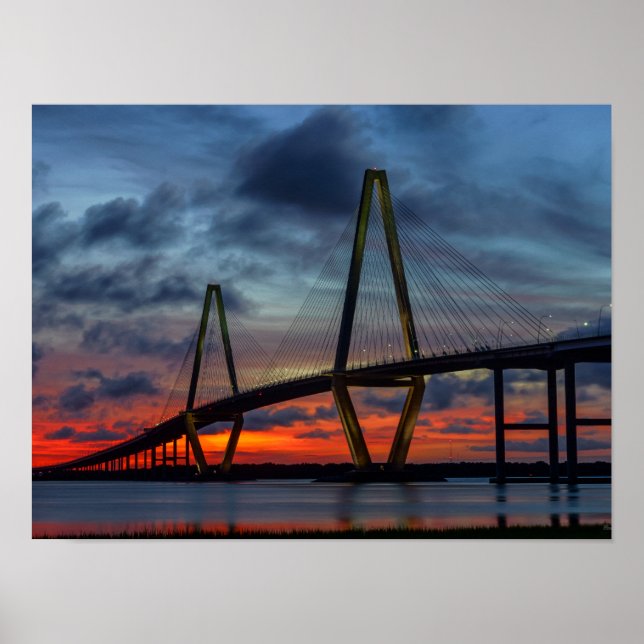 Charleston Fire Like Sunset Poster (Front)