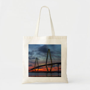 Charleston Fire Like Sunset Tote Bag