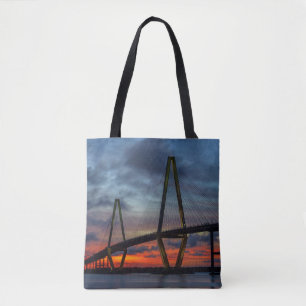 Charleston Fire Like Sunset Tote Bag