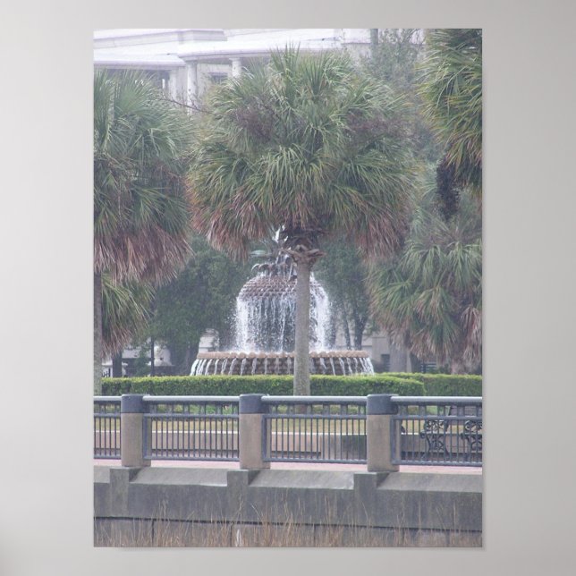 Charleston Fountain Poster (Front)