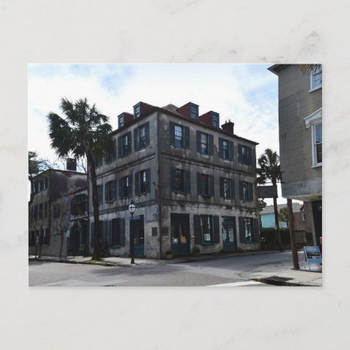 Charleston French Quarter Art Gallery Postcard