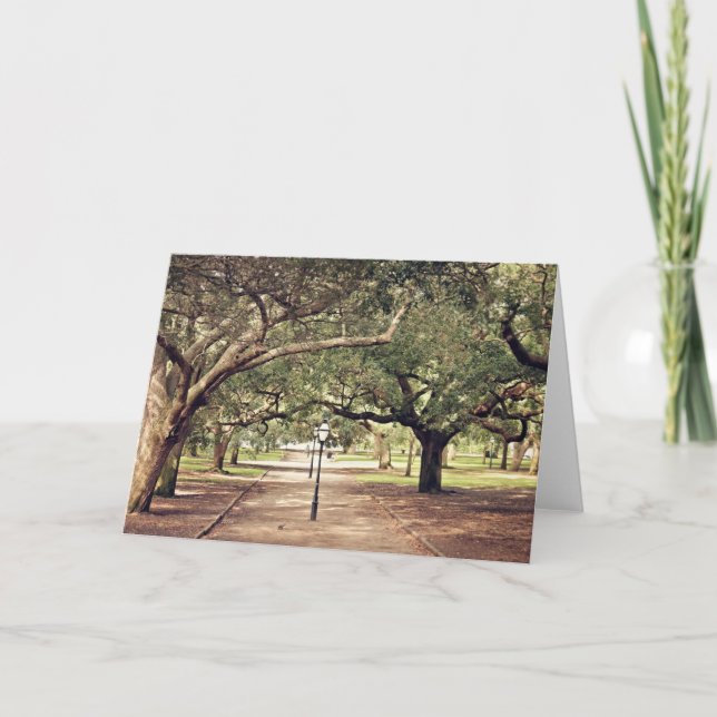 Charleston Gardens Greeting Card (Front)