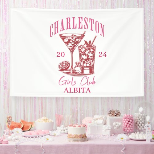 Charleston girls club bachelorette banner