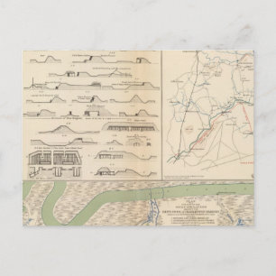 Charleston Harbor, Army of the Potomac operations Postcard