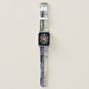 Charleston Harbor Boats Sunset Apple Watch Band