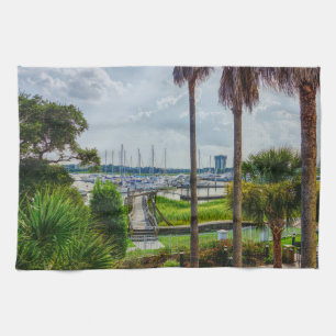 Charleston Harbor Kitchen Towel