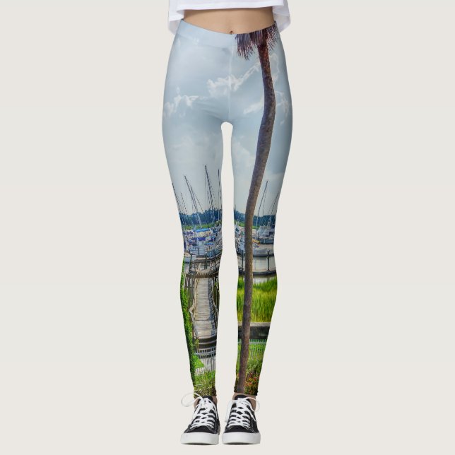 Charleston Harbor Leggings (Front)
