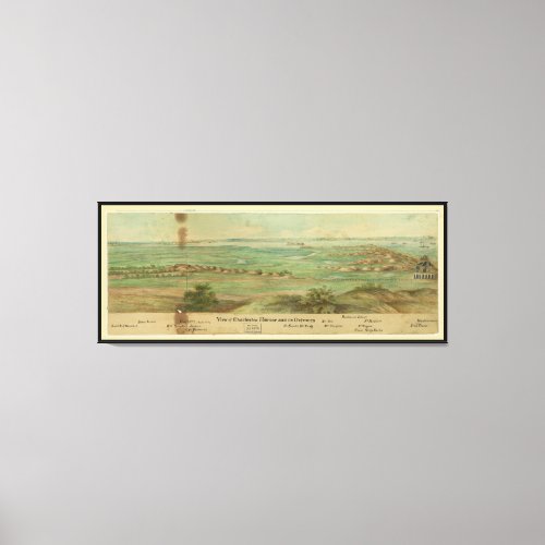 Charleston Harbor South Carolina 1860_1865 Canvas Print