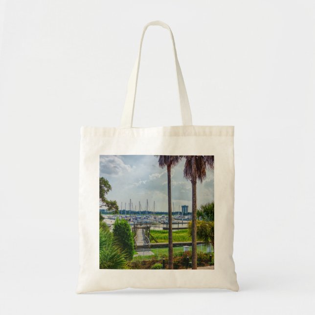 Charleston Harbor Tote Bag (Front)
