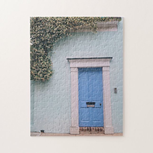 Charleston Historic District - Beautiful Blue Door Jigsaw Puzzle (Vertical)