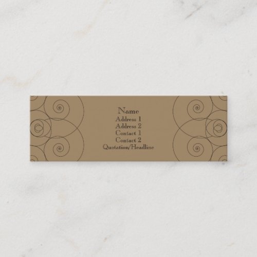 Charleston - Milk Chocolate Business Cards