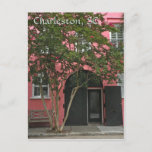 Charleston Pink House Post Card