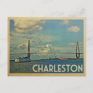 Charleston Postcard South Carolina Vintage Travel