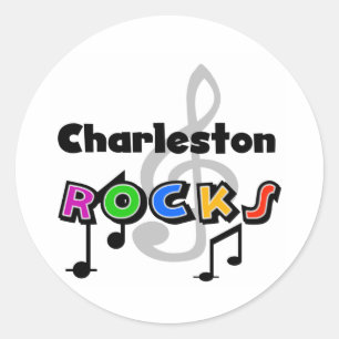 Charleston Rocks Classic Round Sticker