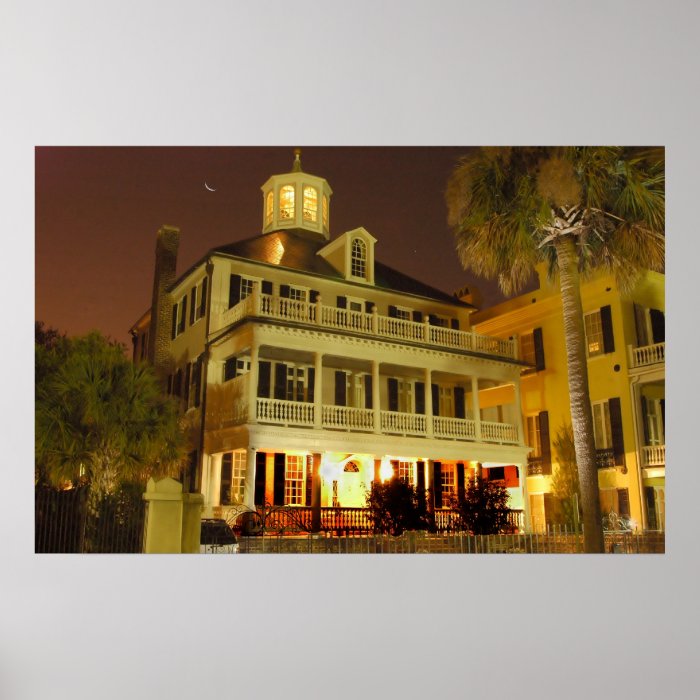 Charleston SC battery house Poster