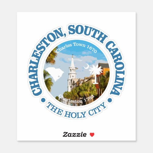 Charleston SC C Sticker