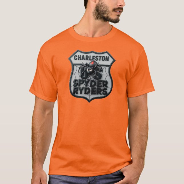 Charleston SC Chapter - 3D Logo Front T-Shirt (Front)