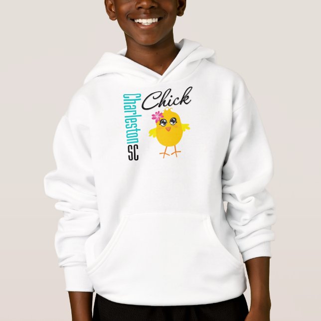 Charleston SC Chick Hoodie (Front)