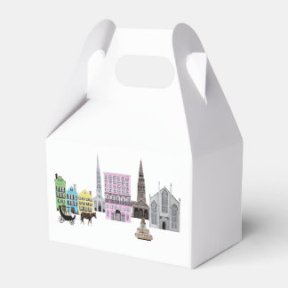 Charleston SC  City Rainbow Row Favor Boxes