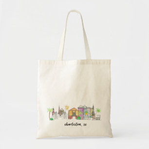 Charleston, SC Market Tote Bag