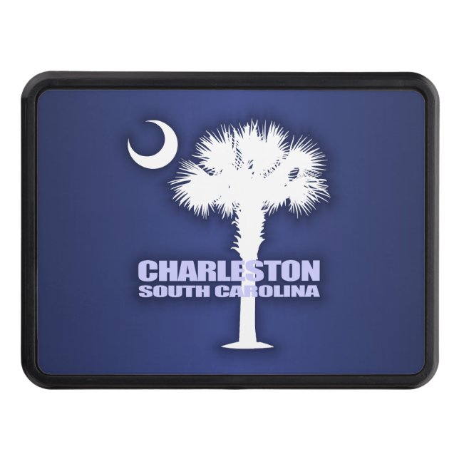 Charleston SC (Palmetto & Crescent) Trailer Hitch Cover (Front)