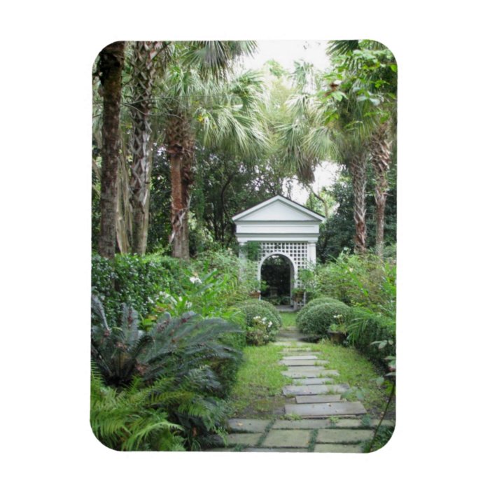 Charleston SC Palmettos Garden & Gazebo Magnet