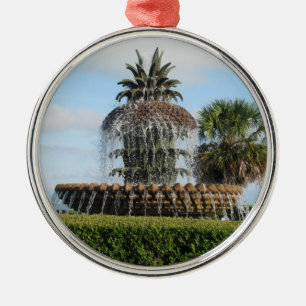 Charleston SC Pineapple Fountain Ornament