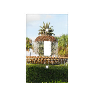 Charleston SC Pineapple Fountain, Waterfront Park Light Switch Cover