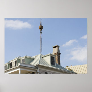 Charleston SC Rooftop  Poster