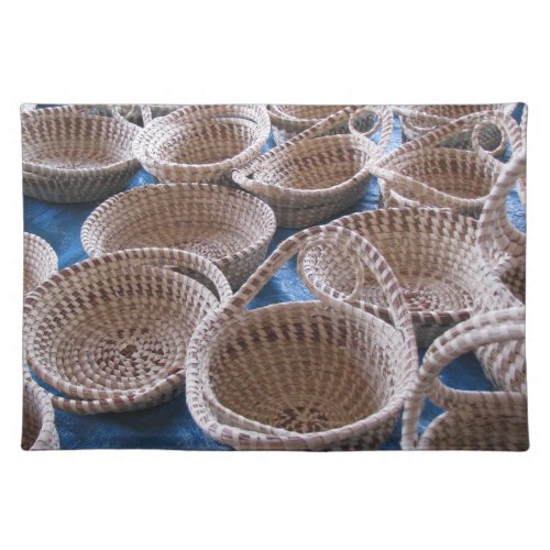 Charleston SC Sweetgrass Baskets Placemat