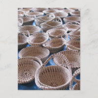 Charleston SC Sweetgrass Baskets Postcard