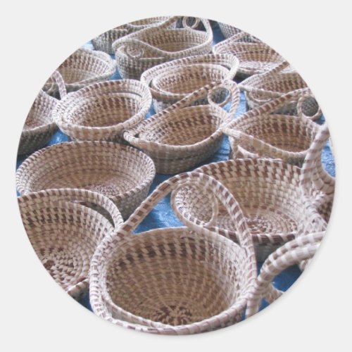 Charleston SC Sweetgrass Baskets Stickers