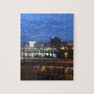 Charleston Skyline at Dusk Jigsaw Puzzle