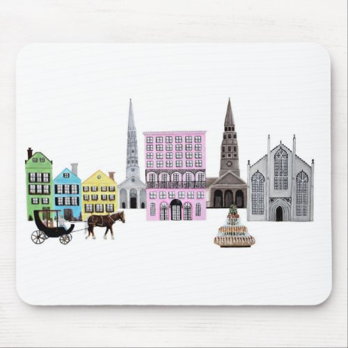 charleston skyline mouse pad