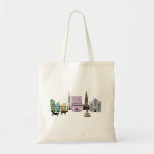 charleston skyline tote bag